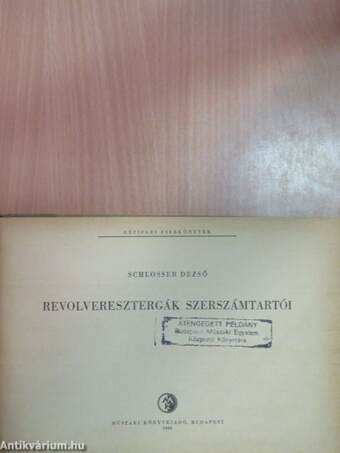 Revolveresztergák szerszámtartói