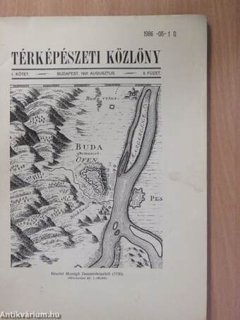 Térképészeti közlöny 1931. augusztus