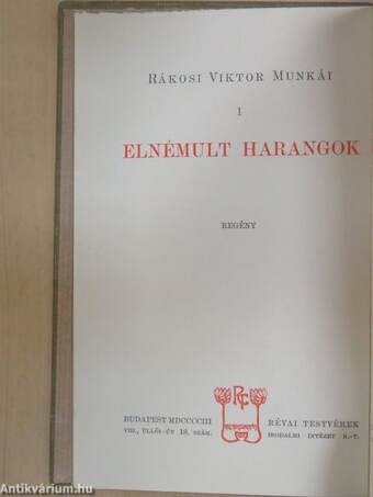 Elnémult harangok