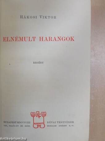 Elnémult harangok