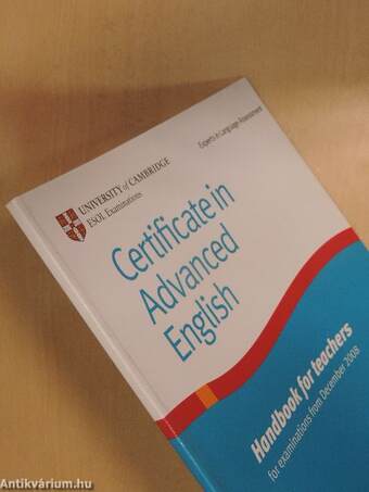 Certificate in Advanced English