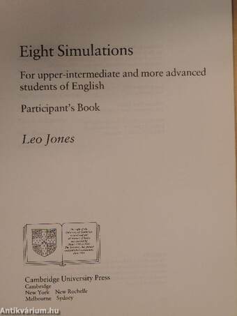 Eight Simulations - Participant's Book