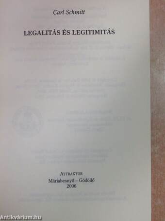 Legalitás és legitimitás