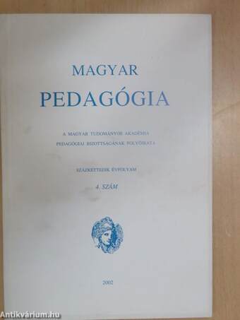 Magyar Pedagógia 2002/4.