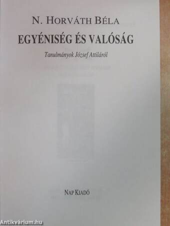 Egyéniség és valóság