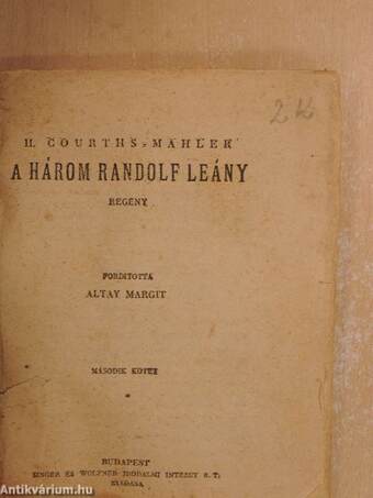 A három Randolf leány I-II.