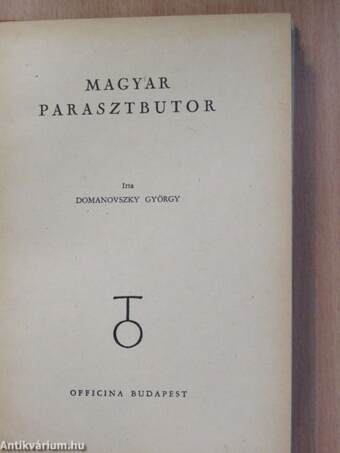 Magyar parasztbutor