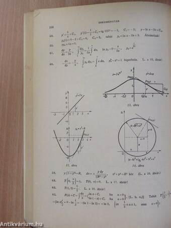 Műszaki matematikai gyakorlatok A. IV.