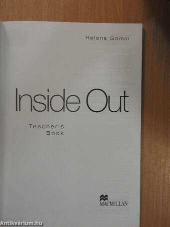 Inside Out - Upper intermediate - Teacher's Book