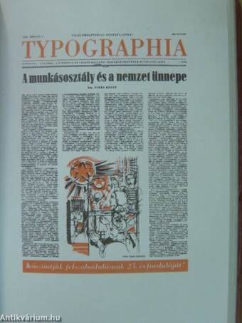 Százéves a Typographia (minikönyv) (számozott)