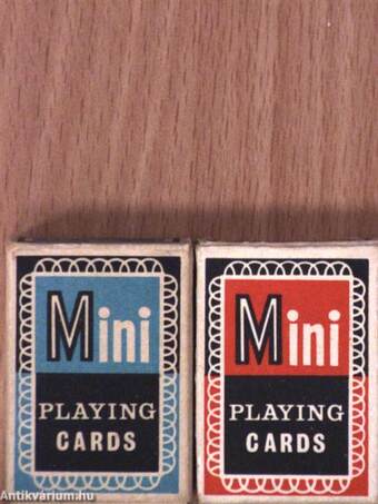 Mini playing cards/Mini playing cards - Kártya (minikönyv)