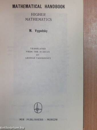 Mathematical Handbook