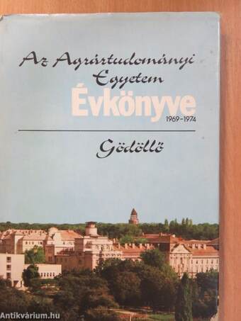 Az Agrártudományi Egyetem évkönyve 1969-1974