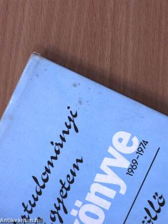 Az Agrártudományi Egyetem évkönyve 1969-1974