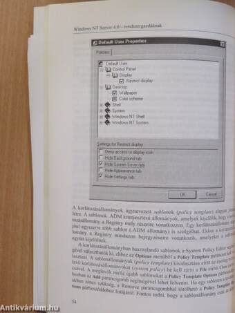 Windows NT Server 4.0 rendszergazdáknak