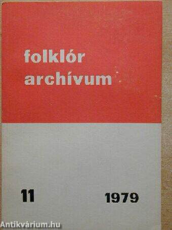 Folklór archívum 1979/11.