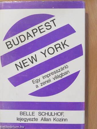 Budapest/New York (dedikált példány)