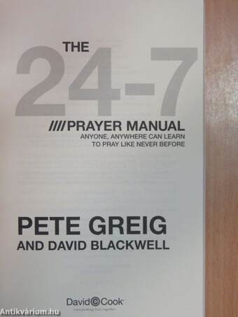 The 24-7 Prayer Manual