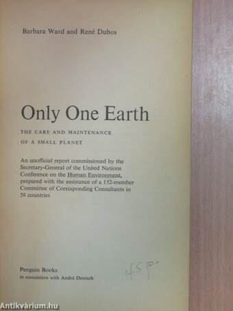 Only One Earth