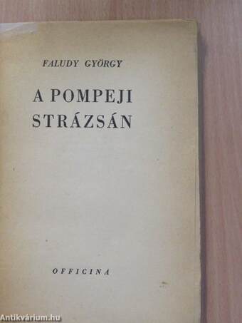 A pompeji strázsán