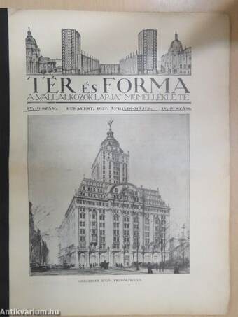 Tér és Forma 1927. április-május