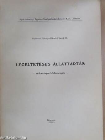 Legeltetéses állattartás