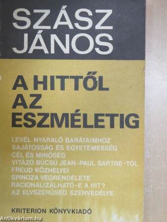 A hittől az eszméletig