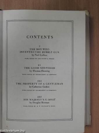 The boy who invented the bubble gun/The good shepherd/The property of a gentleman/His majesty's u-boat