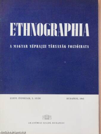 Ethnographia 1965/2.