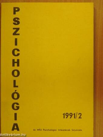Pszichológia 1991/2.