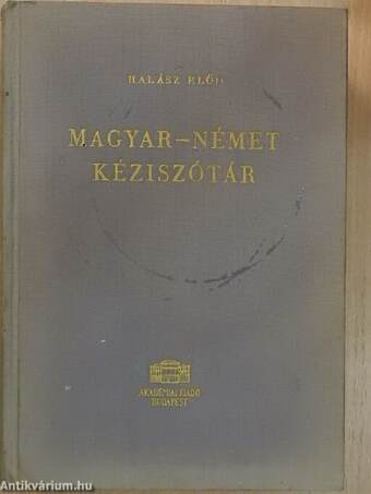 Magyar-német kéziszótár