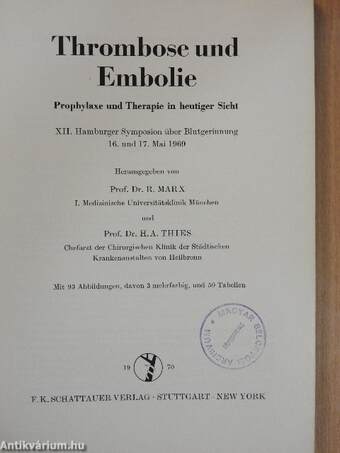 Thrombose und Embolie