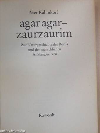 agar agar - zaurzaurim