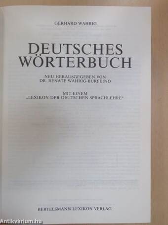 Deutsches Wörterbuch