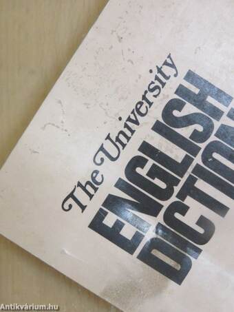 The University English Dictionary