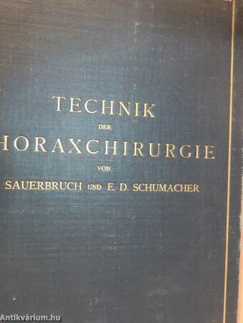 Technik der Thoraxchirurgie