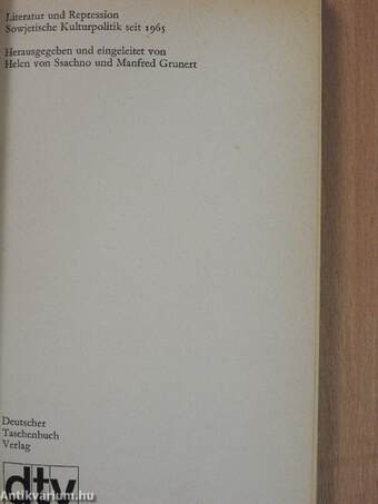 Literatur und Repression: Sowjetische Kulturpolitik seit 1965