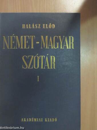 Német-magyar szótár I-II.