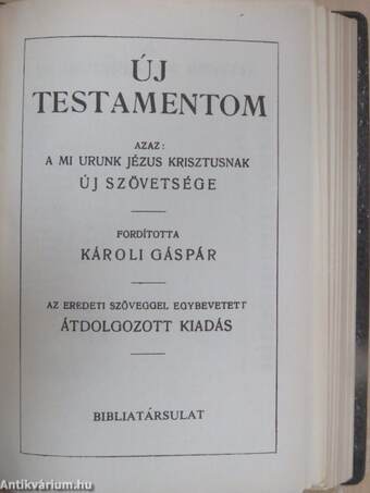 Új Testamentom/A zsoltárok könyve