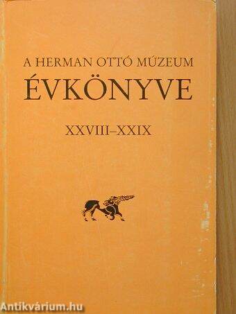 A Herman Ottó Múzeum Évkönyve XXVIII-XXIX.
