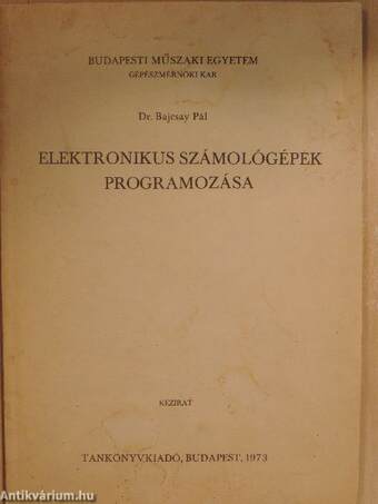 Elektronikus számológépek programozása