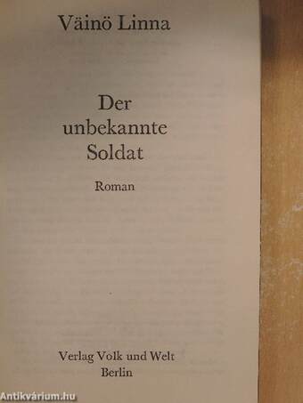 Der unbekannte Soldat