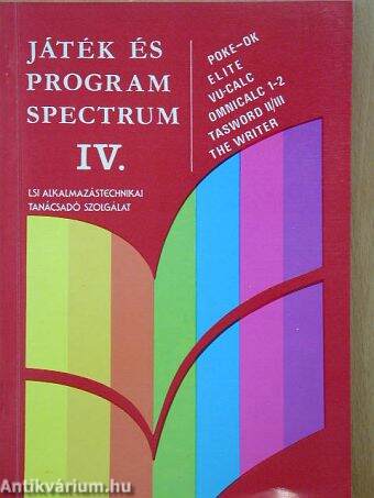 Sinclair Spectrum játék és program IV.