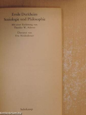 Soziologie und Philosophie