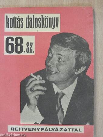 Kottás daloskönyv 68.