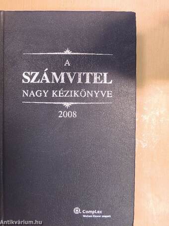 A számvitel nagy kézikönyve 2008