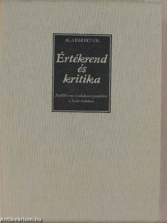 Értékrend és kritika