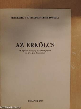 Az erkölcs