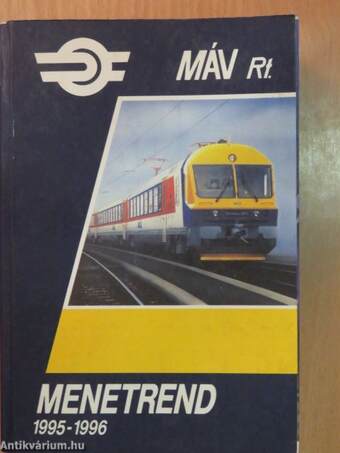 Hivatalos menetrend 1995-1996