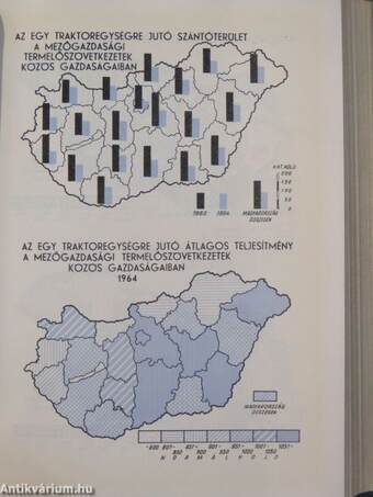 Megyék, városok, járások, gazdasági körzetek adatai 1966